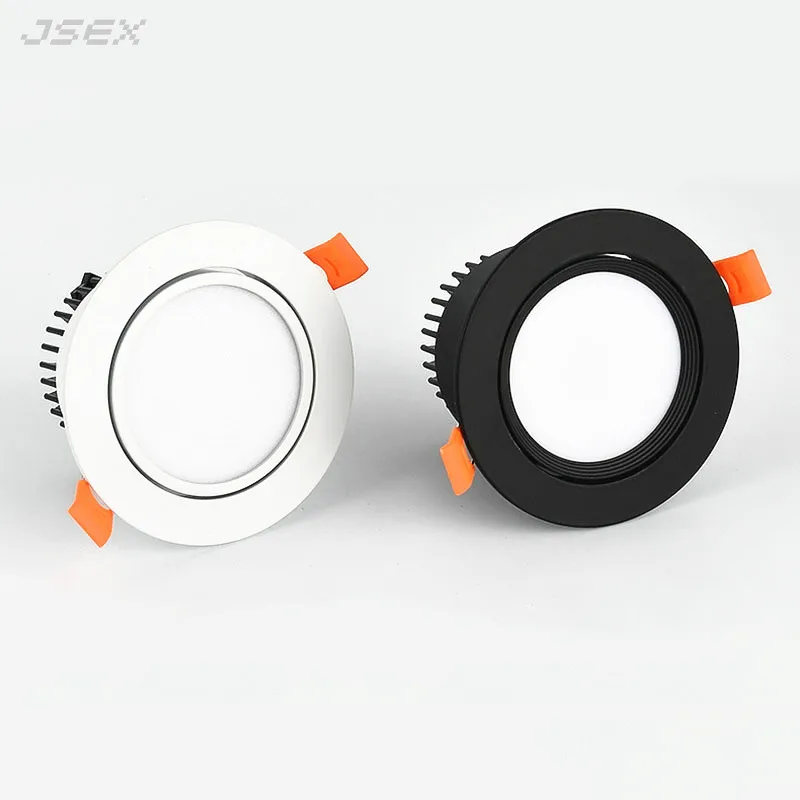 

Dimmable Recessed LED Downlights 7W9W12W COB LED Ceiling Spot Lights AC110-220V Warm Cold White LED Ceiling Lamp Indoor Lighting
