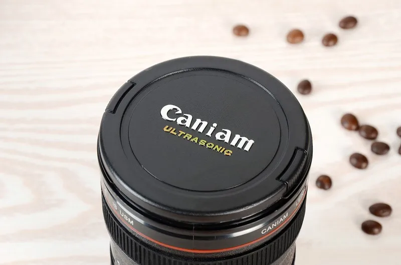 Caniam SLR объектив камеры 24-105 мм 1:1 шкала пластиковая кофейная Чайная Кружка 400 мл креативные чашки и кружки с крышкой M102 кружка-09