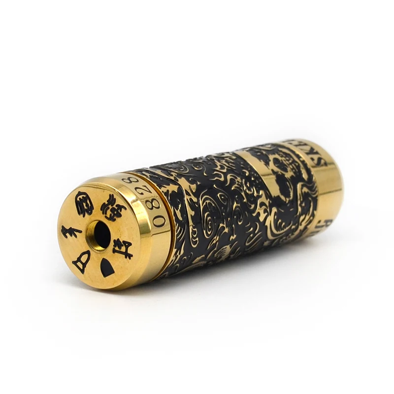 Authentic-MARVEC-Skeleton-King-Kong-26mm-18650-20700-21700-Hybrid-Mechanical-Mod---Military-Brass--05