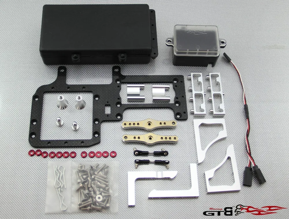 GTB racing Losi 5IVE T Carbon dual servos large battery compartment