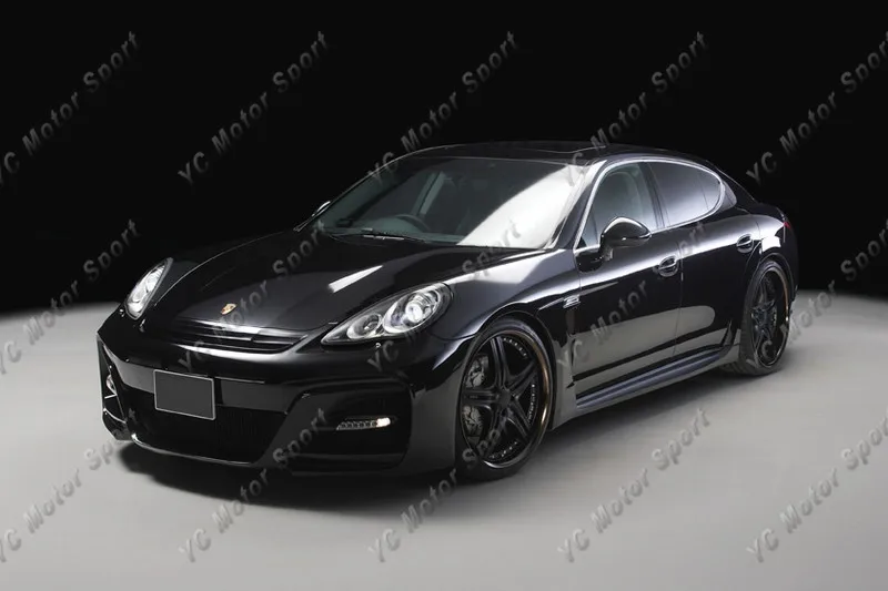 2010-2013 Porsche Panamera 970 Wald  Sports Line Black Bison Edition Style Front Bumper FRP (10)