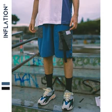 Мужские шорты с несколькими карманами, свободная посадка, летняя брендовая одежда, мужские шорты с завязками, повседневные шорты 9314S