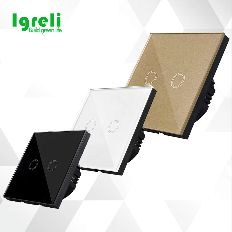 Interruptores e Relés 1 way toque wall switch, Standard : eu Standard