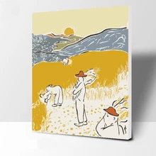 Картина Сезон урожая живопись по номерам Современная Настенная живопись ручная роспись Цифровая живопись маслом на холсте для украшения дома