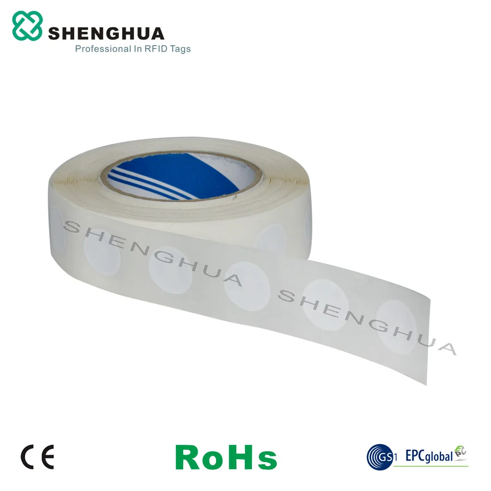 500 шт./кор. записываемая и перезаписываемая 13,56 МГц Пассивная RFID Метка бумага белая наклейка-этикетка с NFC для мобильного HF Reader