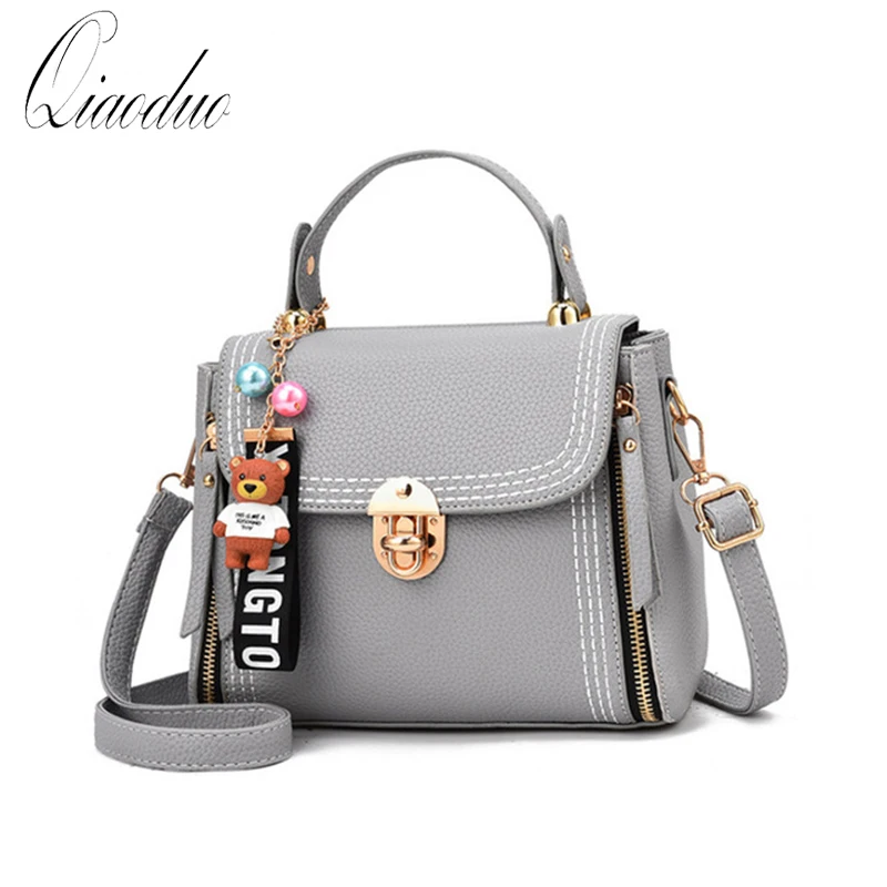 Qiaoduo Women handbag small square bag crossbody bags for women 2019 NEW clutch bag cover hasp ...