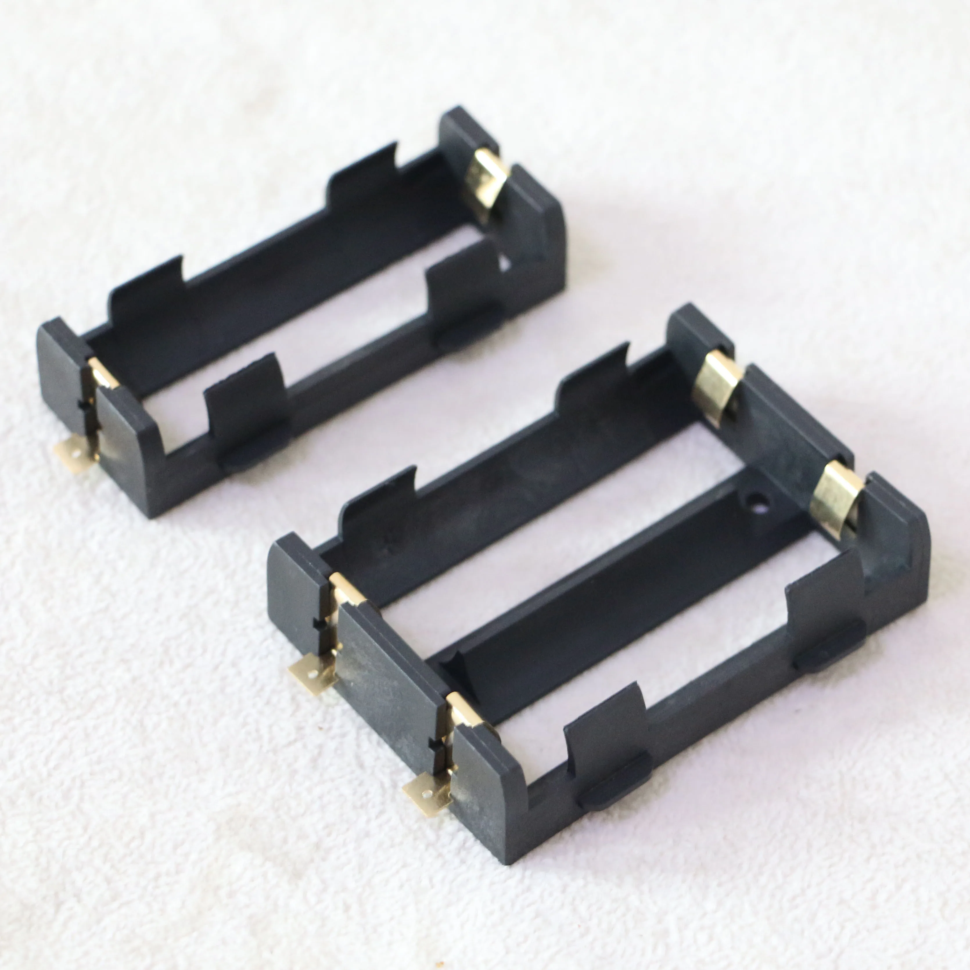 Чехол для батарей 26650 smd smt коробка хранения с бронзовые значки 1 2 слота корпус