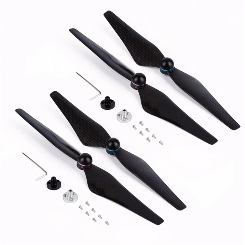 

2 Pairs for DJI Phantom 4 Propeller 9450S CW CCW Self-lock Blades Cabon Fiber Propeller Props with Installation Mount Parts