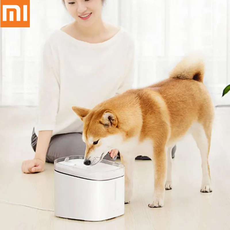 2L Xiaomi Youpin Mijia котенок, щенок, домашнее животное СОП-пенсер для собак и кошек ясная вода белого цвета маленький питомец вода СОП-пенсер 3 - Цвет: Milk White
