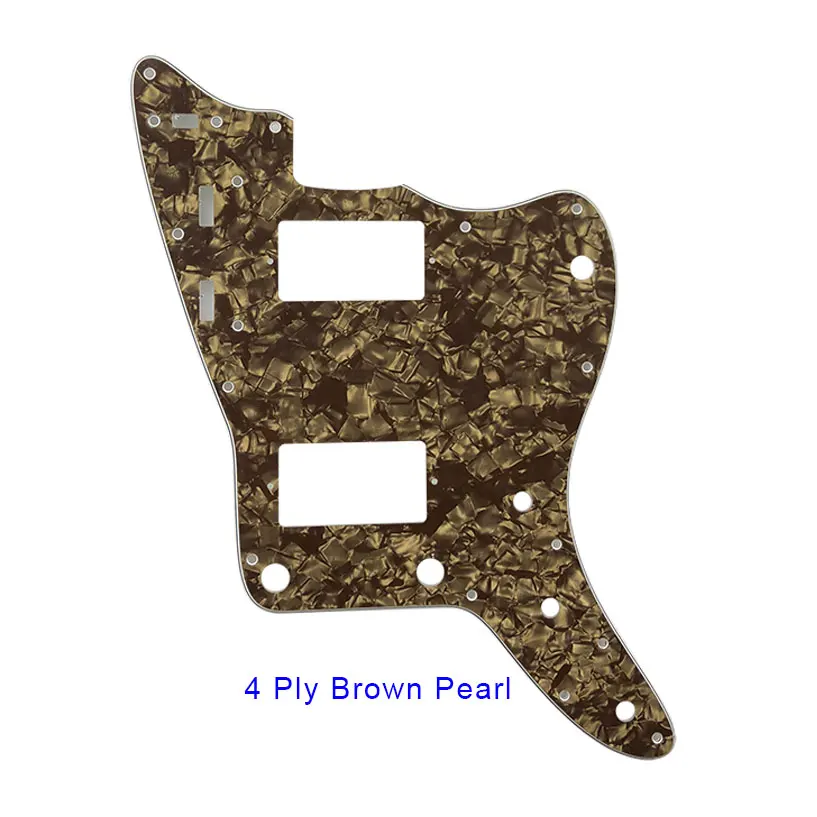 Pleroo Custom Guitar Parts- For USA\Mexico Fd Jazzmaster style Guitar pickguard With PAF Humbucker Scratch Plate Replacement