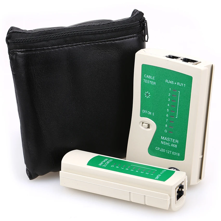Тестер сетевого кабеля KELUSHI RJ45 RJ11 RJ12 CAT5 UTP NSHL468|network tools|network lan cable testerlan tester |