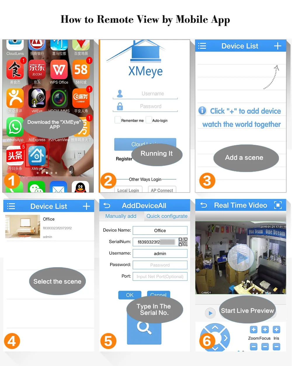 xmeye remote view