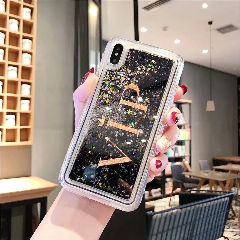 For iPhone XS Max Dynamic Liquid Bling NBA Basketball Star Phone Case VIP Star TPU Back Cover For iPhone XR X 6 6S 7 8 Plus Case (6)