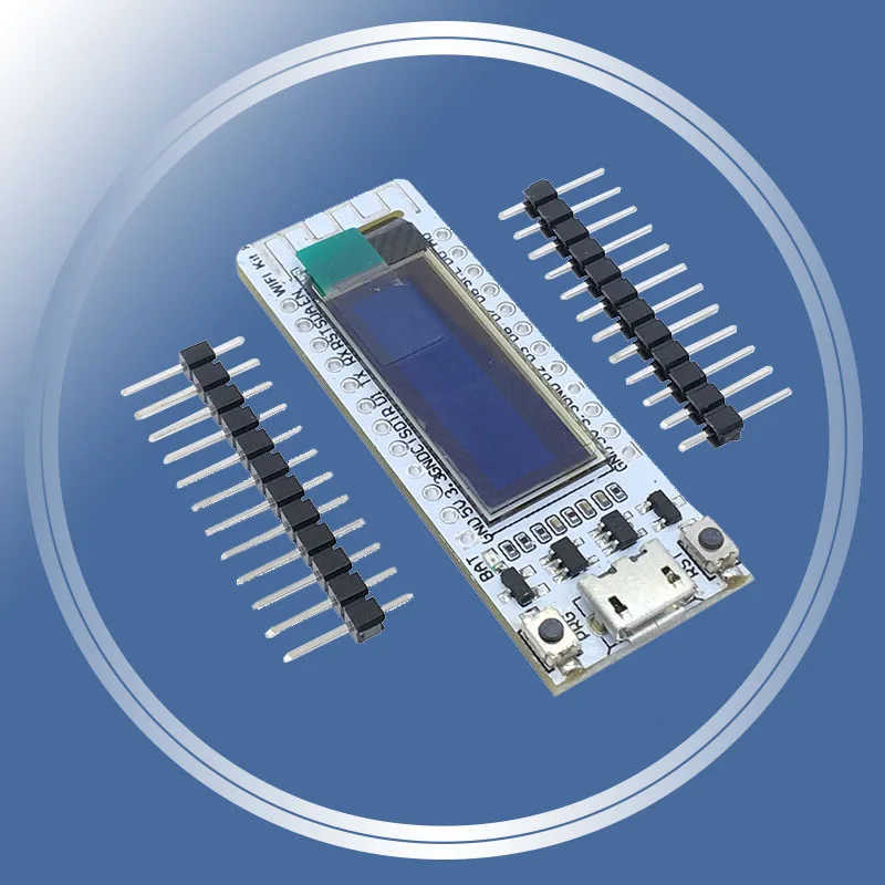 

Internet Development Board ESP8266 WIFI chip 0.91 inch OLED can brush NodeMCU module for arduino