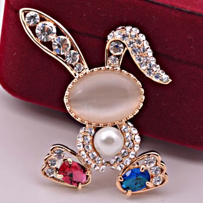 Blucome Luxury brand Animal Brooch Pin For Women wedding Jewelry Colar Feminino Broaches Bouquet Bridal Pins Bags Accessories