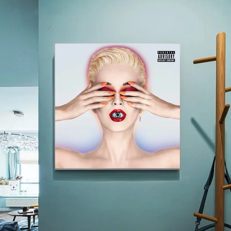 

Katy Perry poster Swish Swish music album Canvas Wall Pictures for Living Room No Frame