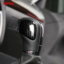 SKTOO Car styling shift lever cover gear shift knob head carbon fiber sticker for VW Golf 7 MK7 Golf 5 6 Passat Polo CC Tiguan SKTOO Car styling shift lever cover gear shift knob head carbon fiber sticker for VW Golf 7 MK7 Golf 5 6 Passat Polo CC Tiguan