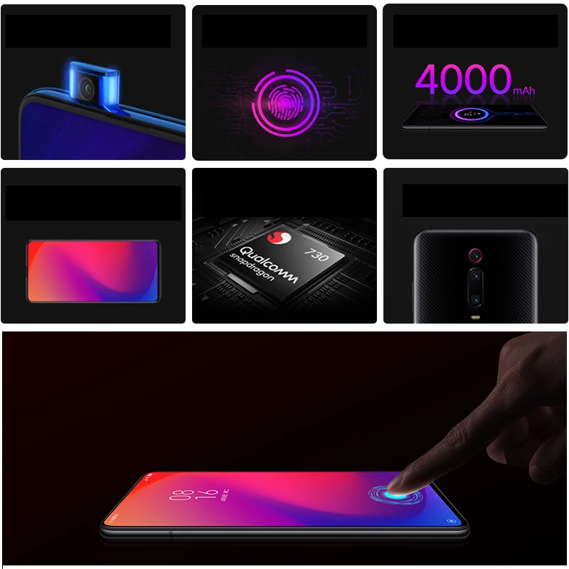 Глобальная версия Xiaomi Redmi K20 8GB 256GB Смартфон Snapdragon 730 48MP камера 4000mAh 6 39