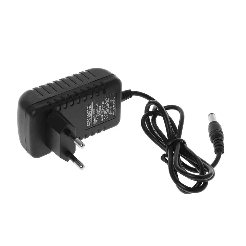 

Portable Power Supply Adapter Switching External Wall Charger Transformer AC DC 9V 2A 5.5x2.5mm Converter US EU Plug