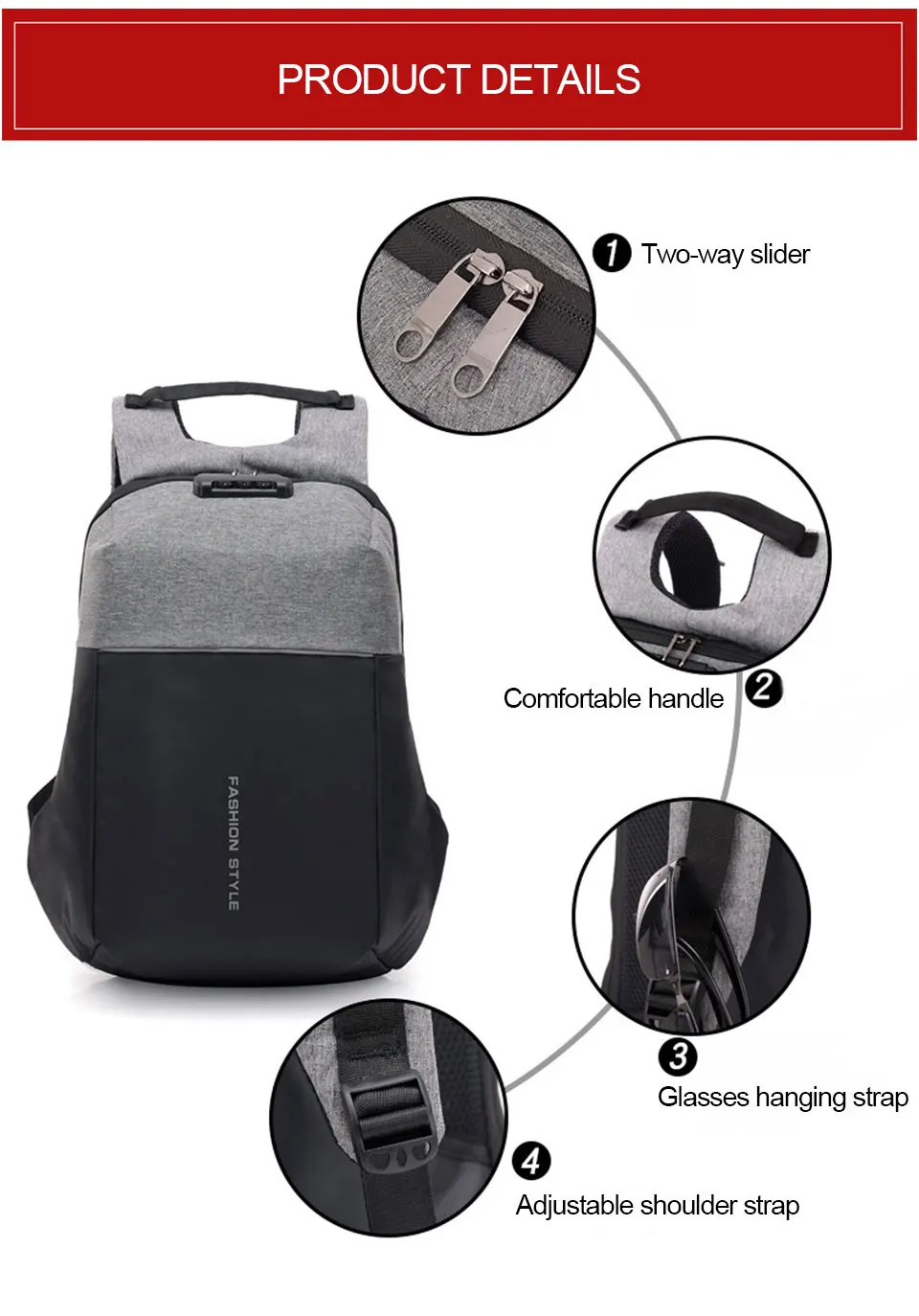 Рюкзак для путешествий, мужской рюкзак для ноутбука, 15,6, 17 дюймов, водонепроницаемый, Противоугонный, рюкзак, usb зарядка, пароль, сумка, Студенческая, дорожные сумки