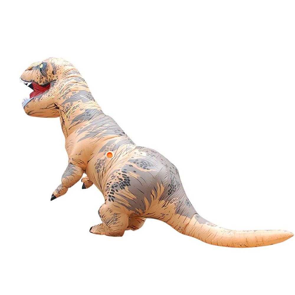 Inflable T-Rex dinosaurio traje de fiesta juguetes al aire libre juego educativos niños 28