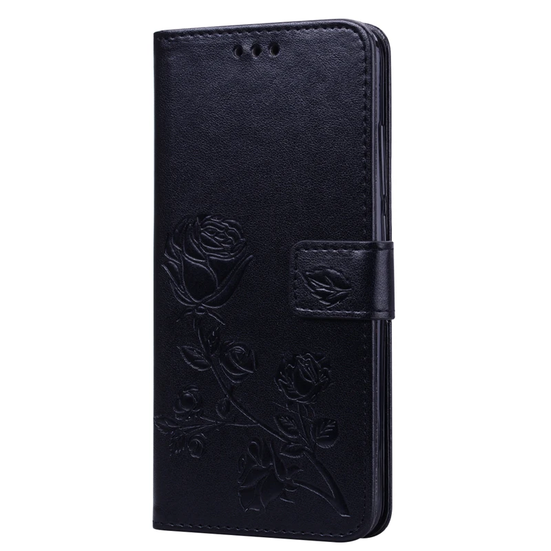 Кожаный чехол-книжка для Xiao mi Red mi Note 6 Pro Red mi 6A 6 Global Phone Wallet чехол s для Xiaomi mi A2 Lite на A2lite - Цвет: Черный