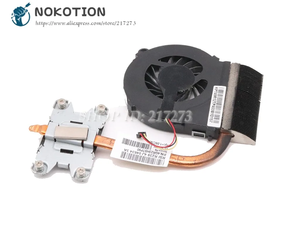 NOKOTION 657942-001 4GR23HSTP90 радиатор для hp Pavilion G4 G6 G4-1000 G6-1000 охлаждающий вентилятор для ноутбука G7-1000