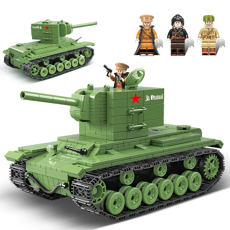 

Military Tank Blocks Compatible Legoed City Army Weapons Bricks Action Soldier Fighter War Educational Tank Toys For Children
