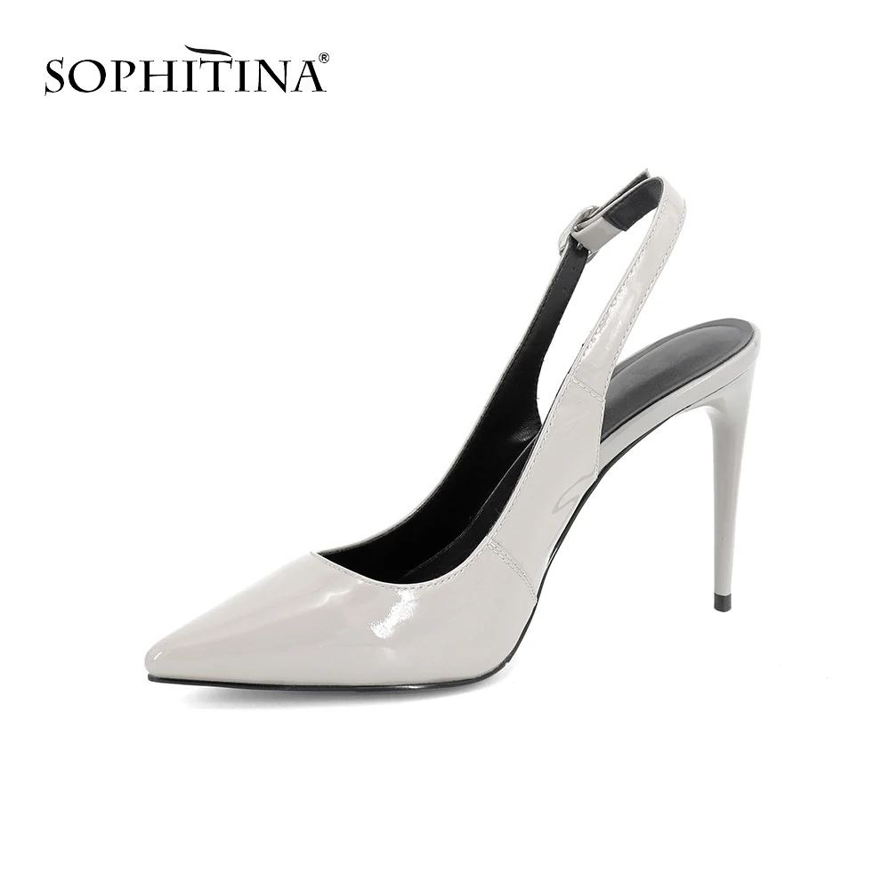 SOPHITINA/Хит 2019г. Высококачественные босоножки из натуральной кожи Модная обувь на