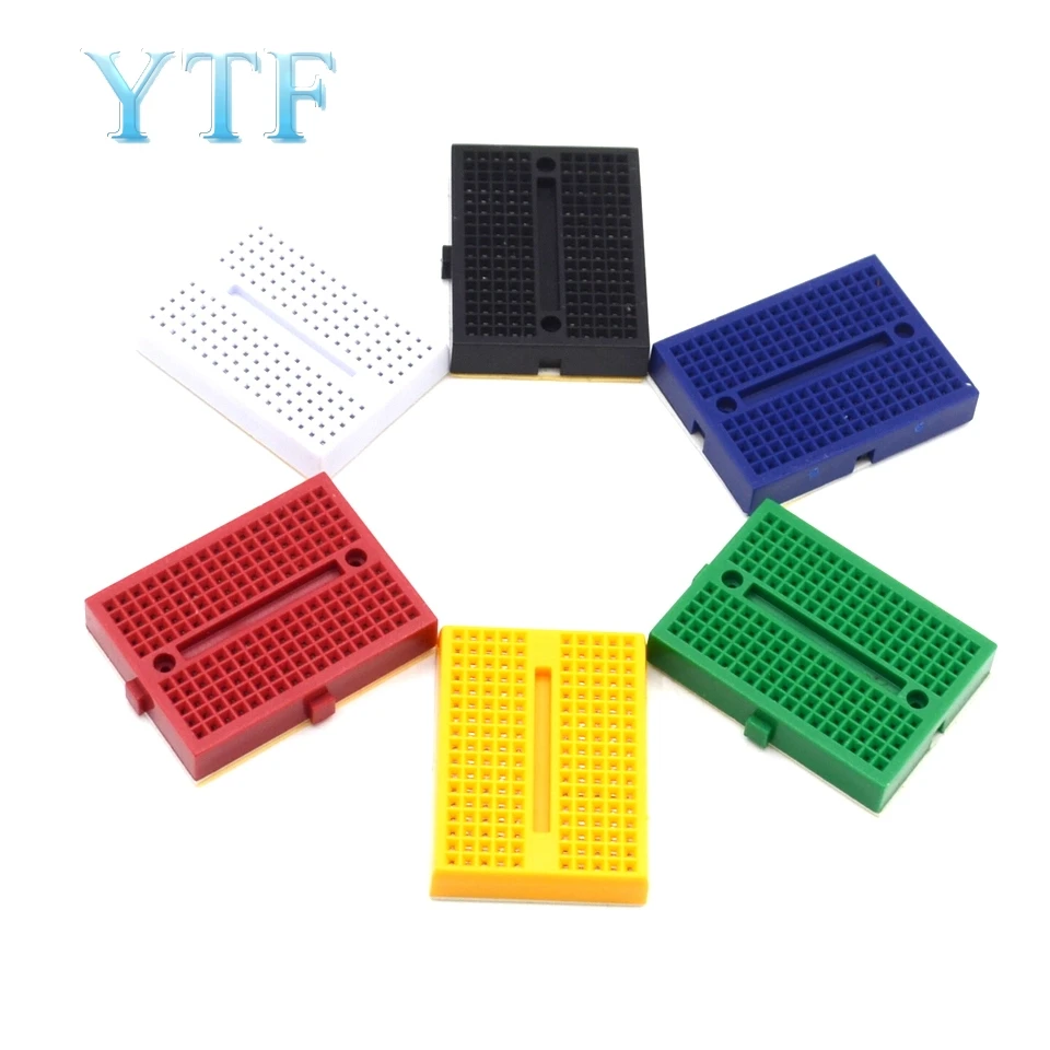 5PCS NEW Blue Mini Solderless Prototype Breadboard 170 Tie-points for Arduino