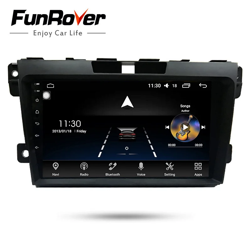 

Funrover 8 Core 2G RAM Android8.0 2 din Car DVD Player For Mazda CX7 CX-7 Car Radio Stereo GPS Navigation Bluetooth Wifi usb FM