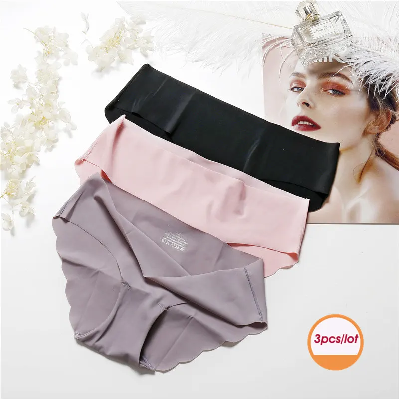 Set 6 3 шт./лот, комплект бесшовных трусов, нижнее белье для женщин, комфортное нижнее белье, модные женские трусы с низкой посадкой, 6 цветов, нижнее белье, Прямая поставка - Цвет: Set 6