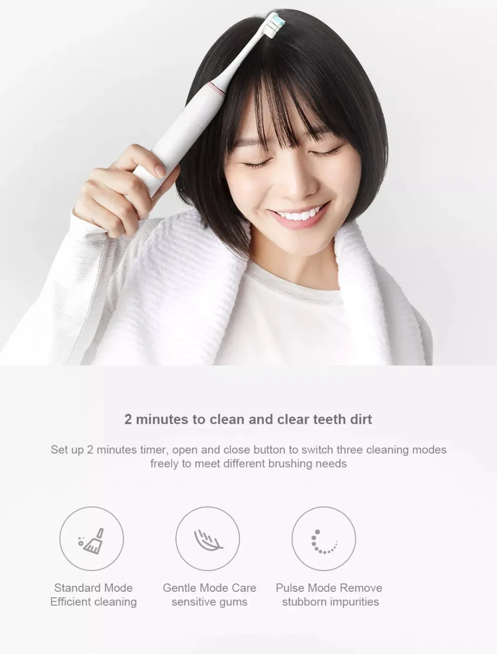Xiaomi Soocas X1 электрическая зубная щетка для взрослых звуковая ультразвуковая зубная щетка soocare USB подзаряжаемая зубная щетка 3 режима очистки