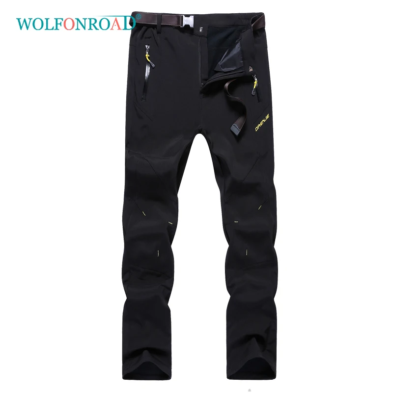 WOLFONROAD зимние мужские теплые уличные походные брюки водонепроницаемые походные брюки для кемпинга спортивные штаны для горной рыбалки L-DRJ-09