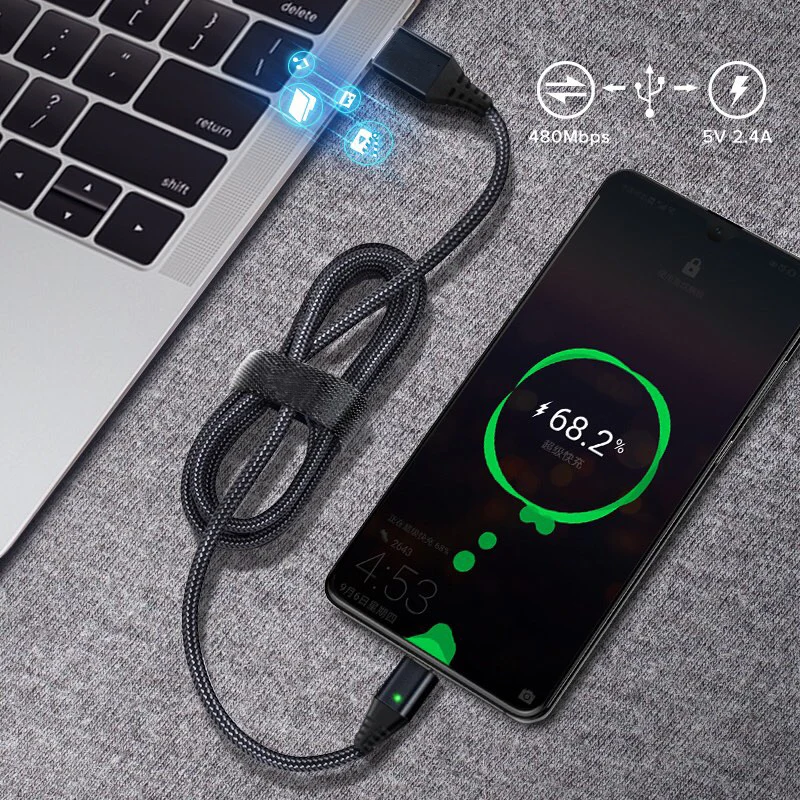 DFDG 3A Магнитный кабель для iPhone XS X Xiaomi Quick Charge 3,0 Быстрая зарядка Micro usb type C магнитное зарядное устройство для телефона шнур для передачи данных