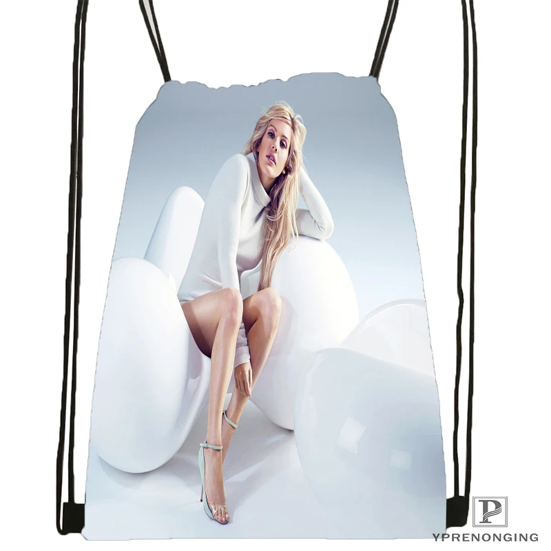 Custom Ellie Goulding Guns and Horses Drawstring Backpack Bag Cute Daypack Kids Satchel (Black Back) 31x40cm#180531-04-60 Custom Ellie Goulding Guns and Horses Drawstring Backpack Bag Cute Daypack Kids Satchel (Black Back) 31x40cm#180531-04-60