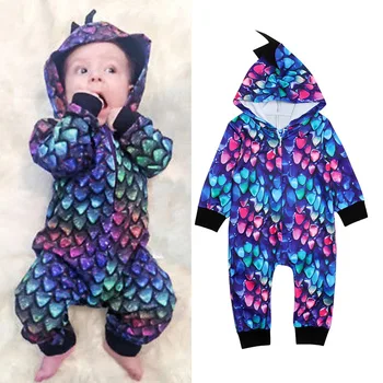 

Baby Boy Jumpsuit Toddler Baby Girl Clothes For Newborns Boys Romper Roupas Infantil Menina Spring Autumn Dinosaur Style 6-24M