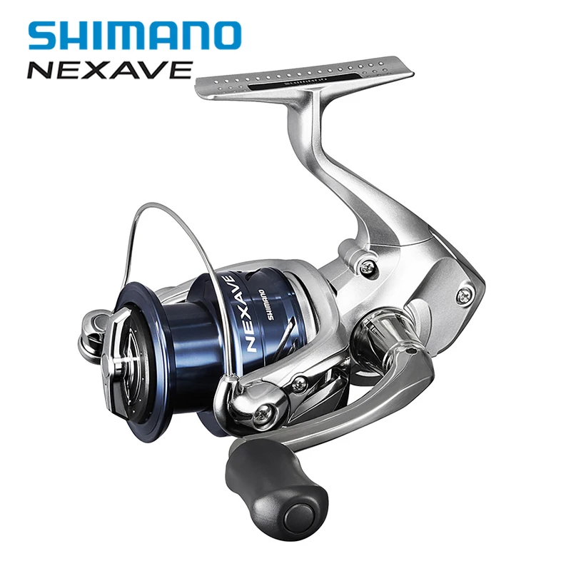 

New Shimano NEXAVE 5.0:1 Spinning Fishing Reel ARC Spool Low Gear Ratio Front Drag 3+1BB Saltwater Carp Fishing Reel Accessories