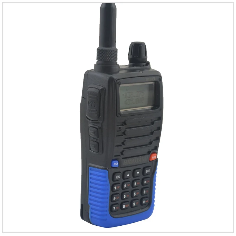 Цветной синий HIROYASU IM-UV2 136-174 МГц и UHF400-480MHz двухдиапазонный 5 Вт/4 Вт 128CH FM 65-108 МГц портативный двухсторонний радиоприемник FM приемопередатчик
