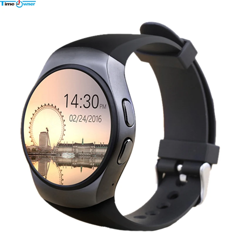 KW18 Bluetooth Smart часы телефон Sim и карты памяти сердечного ритма смарт Reloj Носимых