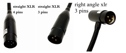flex arm lamp XLR