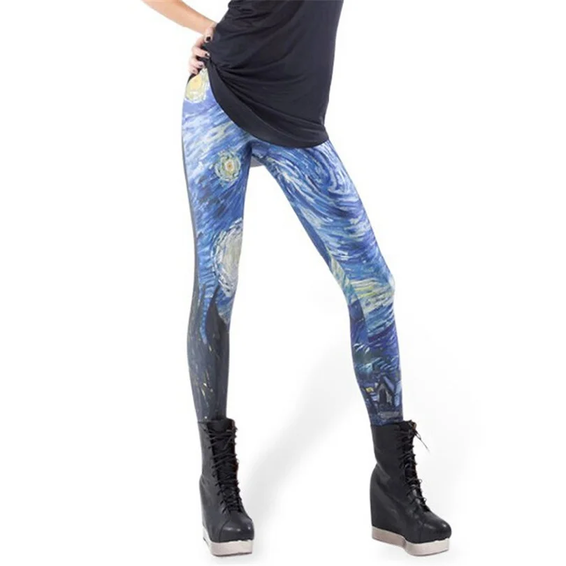 Buy NDUCJSI Women Leggings Milk Silk Legging Universe