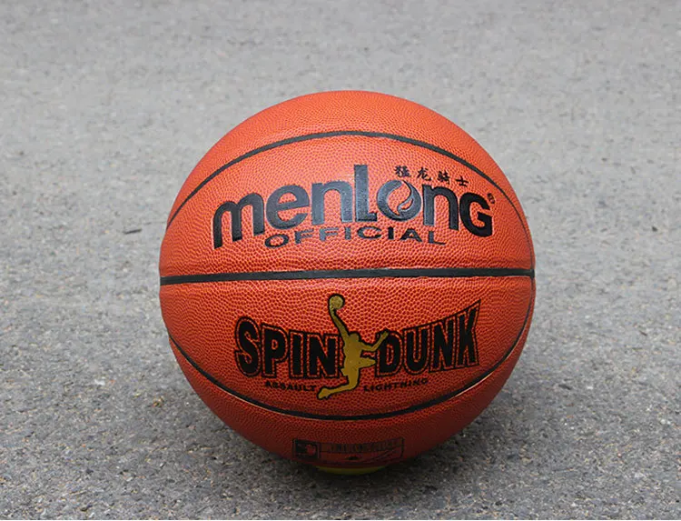 Menlong 2019 Лидер продаж Крытый Размеры 7 кожаный баскетбольный мяч ZK микрофибры обучение конкурс дома и вдали Баскетбол