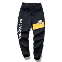 Fear God Sport/Новое поступление; хлопковые брюки со шнуровкой; сезон весна года; повседневные брюки; Модные свободные мужские брюки