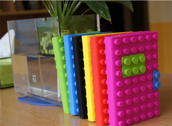 

20pcs Creative Notebook Candy Color Dairy Book Dot 3D Silicone Cover Notepad School Office Supplies Stationery material escolar