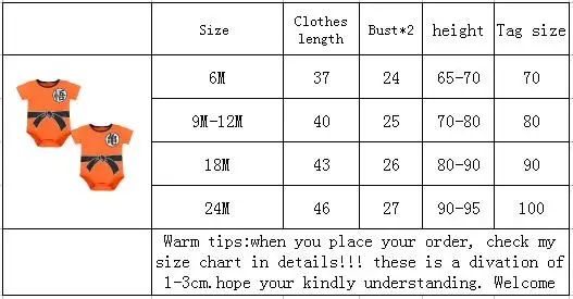 Детский комбинезон для новорожденного с рисунком дракона, одежда для мальчиков, Детский комбинезон для малышей с рисунком Сон Гоку, костюмы на Хэллоуин для маленьких мальчиков и девочек