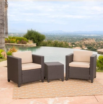 

Hot sale all weather garden furniture balcony sofa set wicker official table and chair