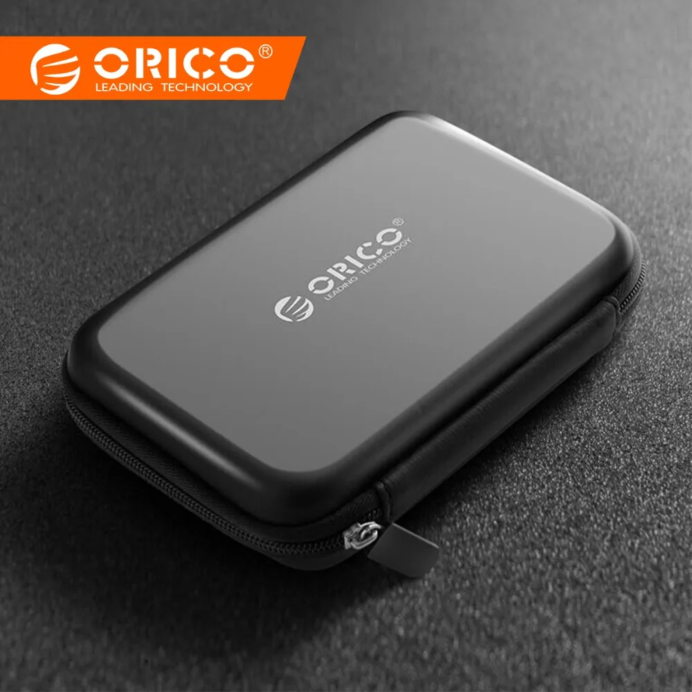 ORICO 2,5 HDD случае защиты сумка коробка для Seagate samsung жесткий диск WD Мощность Bank usb-кабель Зарядное устройство Внешний жесткий футляр для дисков случае - изображение