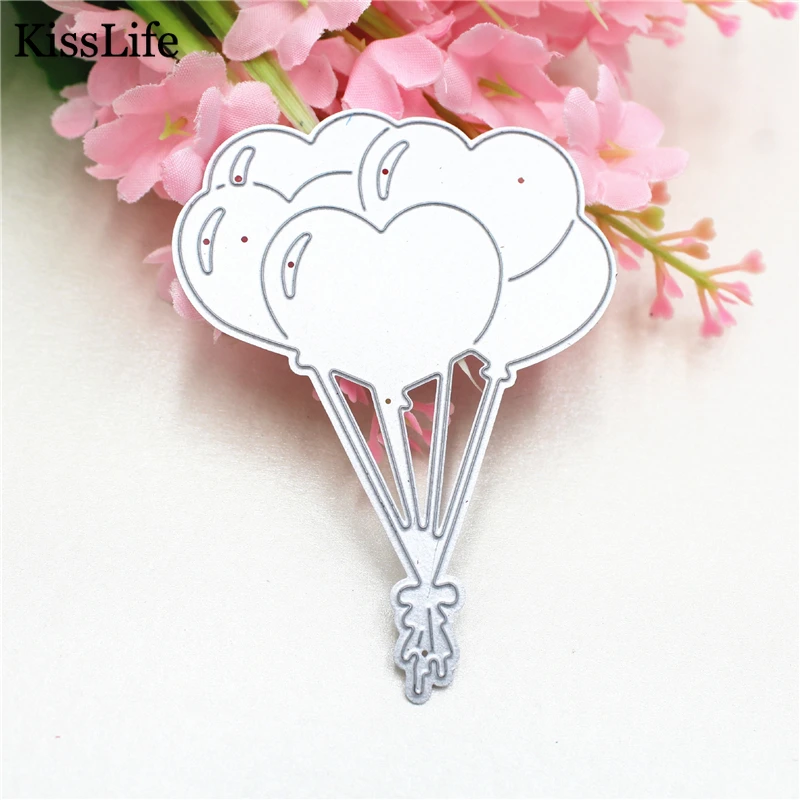 

2019 New Cute Balloons Metal Cutting Dies Alinacrafts Scrapbooking Card Making Stamps And Dies Children Christmas Die Cuts