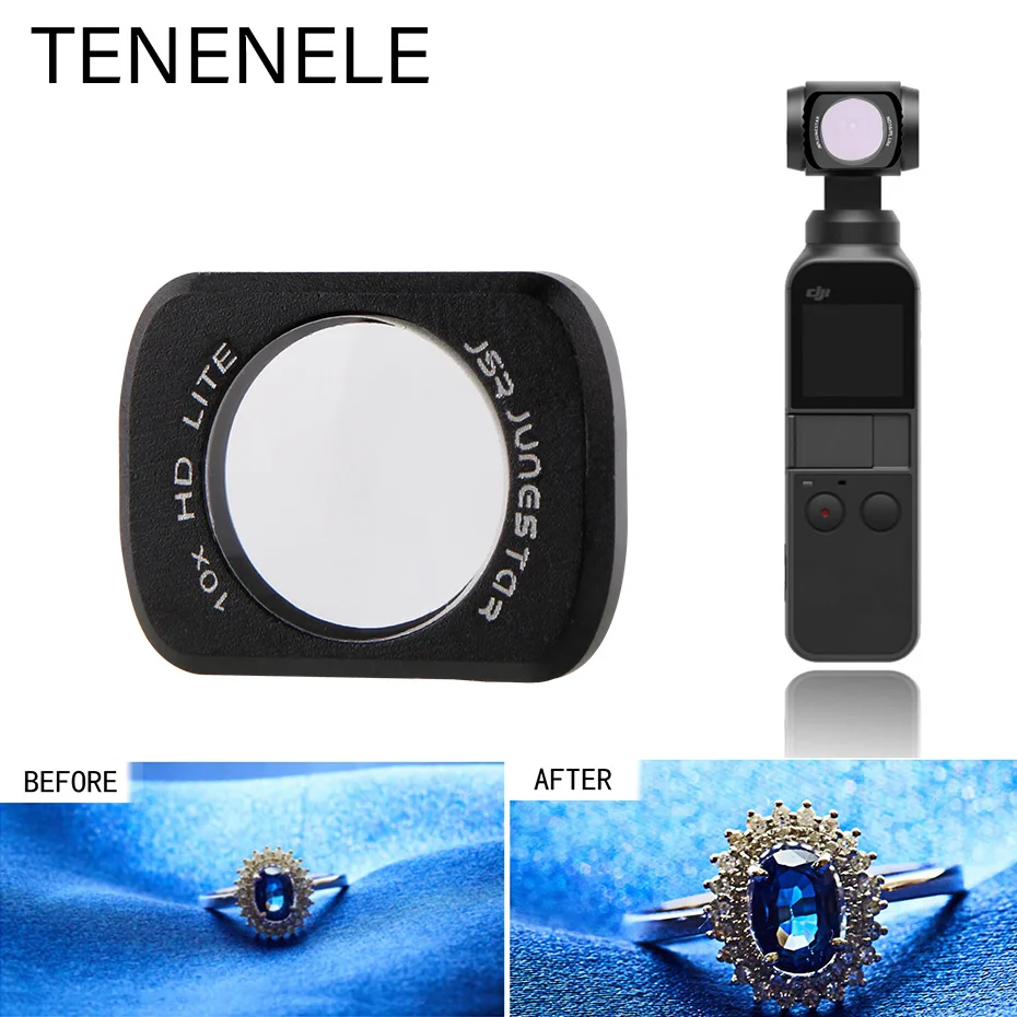 Для DJI Pocket 2 Camera Filter Close Up Macro Lens оптическое стекло для Osmo Handheld Photo Accessory|Фильтры| |